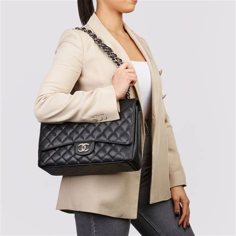 maxi flap bag with top handle chanel|authentic chanel double flap bag.